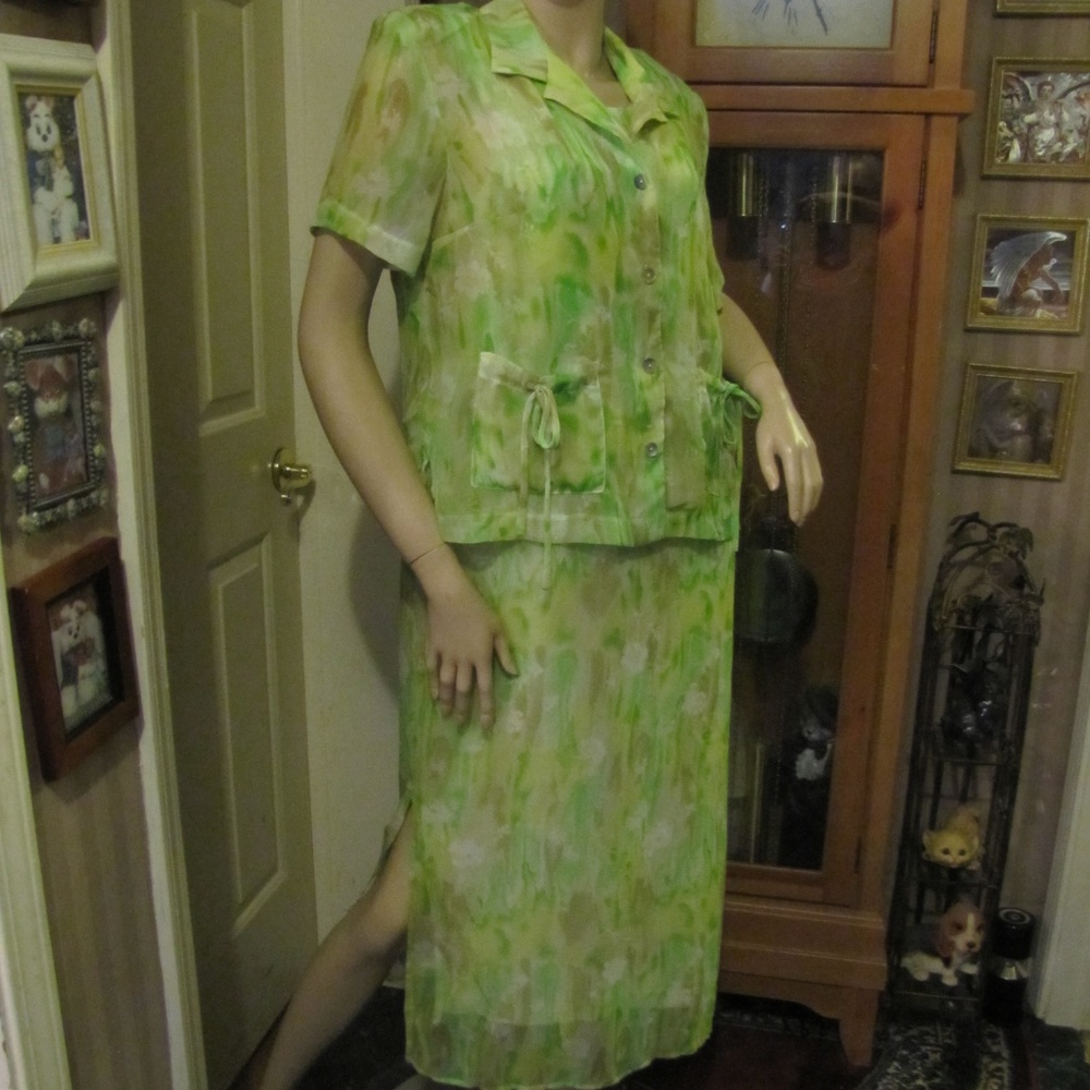 Dress-U by Sharon Green Vintage 90's Dress 15/16